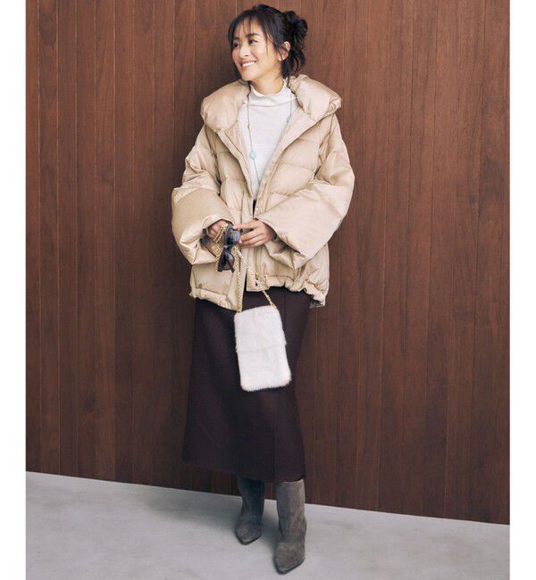 自由区「【洗える】ソフトウールリブボトルネック  カットソー」|Tシャツ・カットソー|