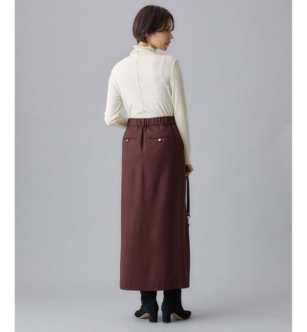 自由区「【洗える】ソフトウールリブボトルネック  カットソー」|Tシャツ・カットソー|