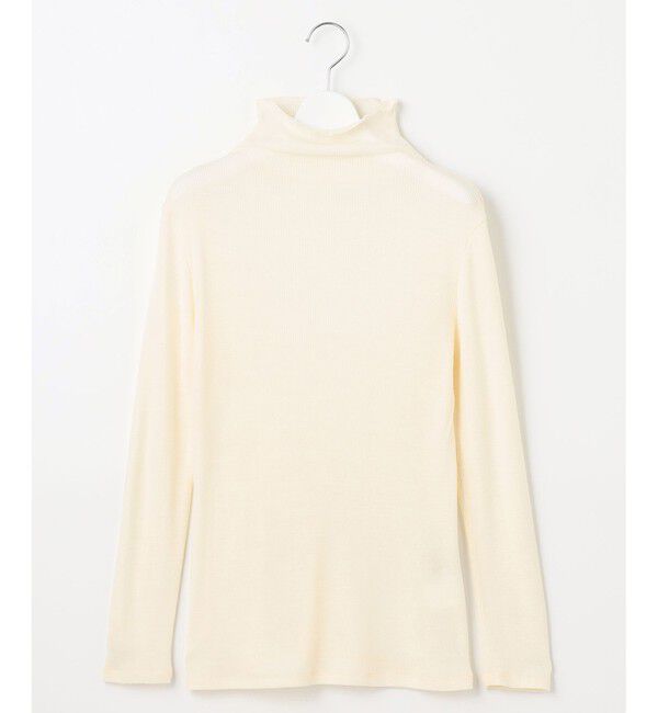 自由区「【洗える】ソフトウールリブボトルネック  カットソー」|Tシャツ・カットソー|