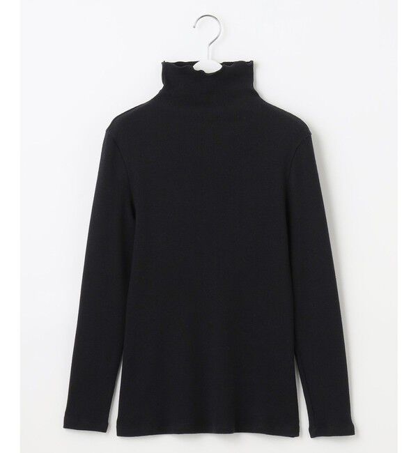 自由区「【洗える】ソフトウールリブボトルネック  カットソー」|Tシャツ・カットソー|