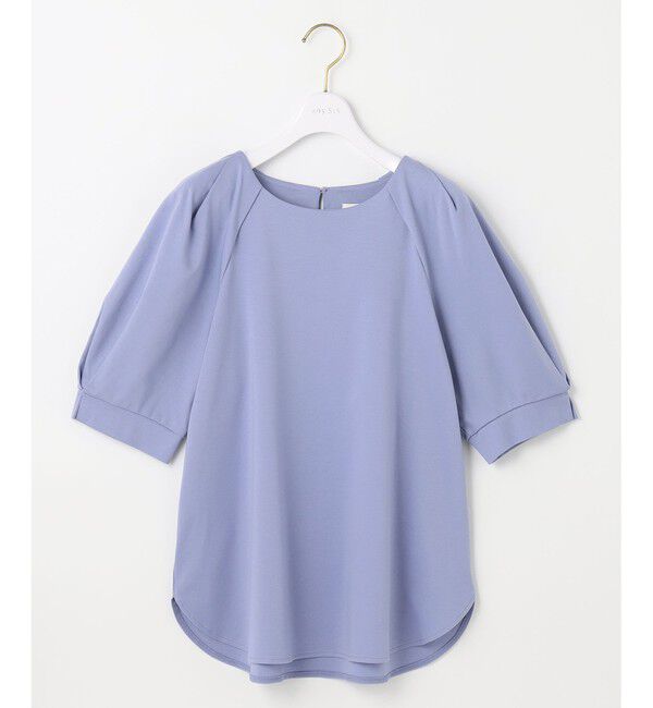 ANY SIS「【接触冷感・UVケア】着映えタックスリーブ カットソー」|Tシャツ・カットソー|