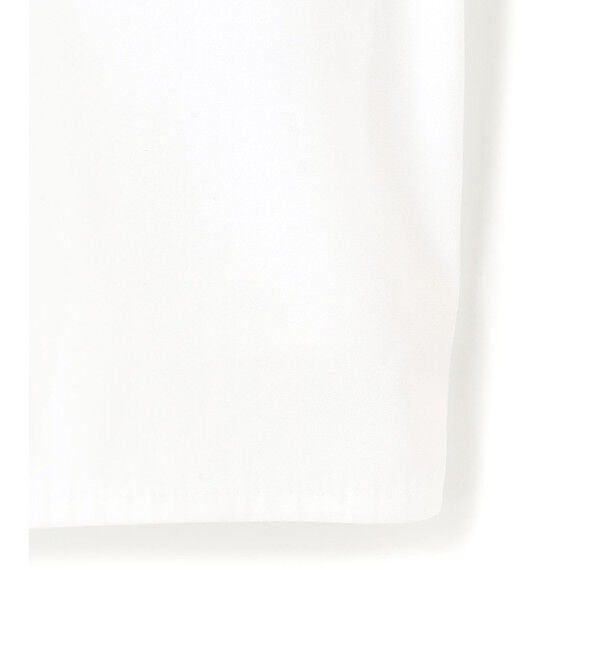 BEIGE,「【洗える】MAGNOLIA / ゴールド釦コットンショート丈ブラウス」|シャツ・ブラウス|