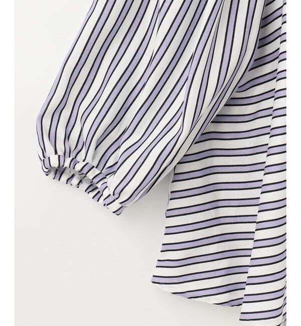 Grace Class「リネンタッチストライプトップ」|Tシャツ・カットソー|