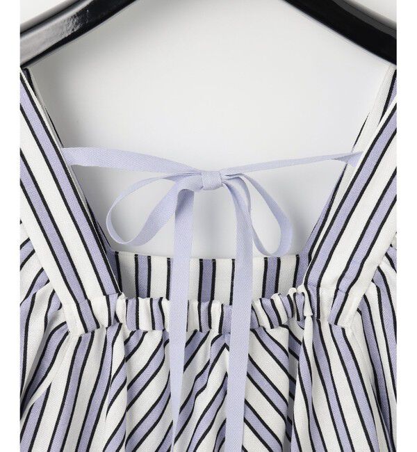 Grace Class「リネンタッチストライプトップ」|Tシャツ・カットソー|