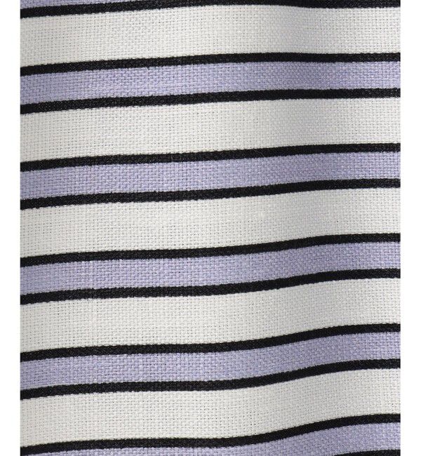 Grace Class「リネンタッチストライプトップ」|Tシャツ・カットソー|