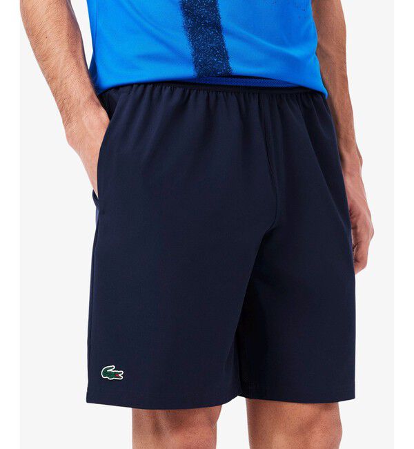 LACOSTE「ウルトラドライ 『ノバク・ジョコビッチ』メッシュガゼットテニスショーツ」|その他|ネイビー