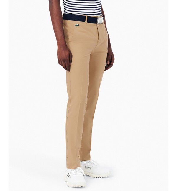 LACOSTE「撥水 ウルトラドライツイル スリムフィットゴルフパンツ チノパン」|チノ|