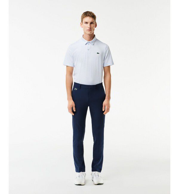 LACOSTE「撥水 ウルトラドライツイル スリムフィットゴルフパンツ チノパン」|チノ|