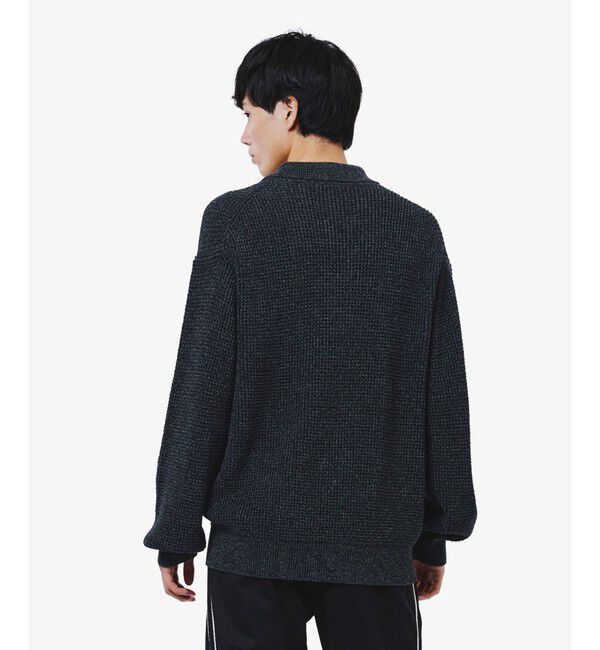 LACOSTE「ワッフルニットポロセーター」|ニット・セーター|