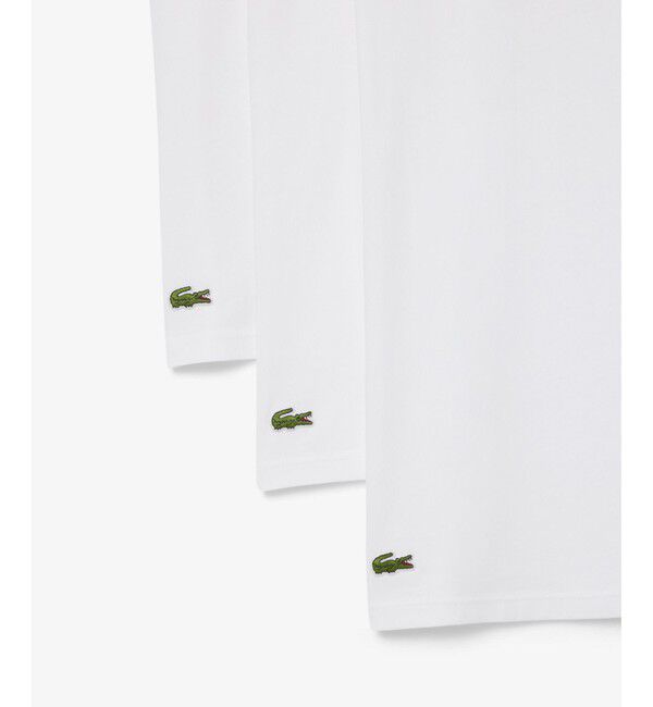 LACOSTE「【EC only】エッセンシャル クルーネックTシャツ 3Pセット」|Tシャツ・カットソー|