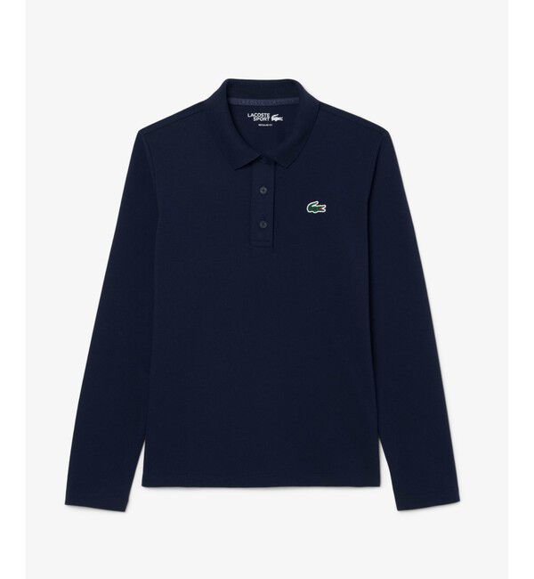 LACOSTE「ヒートレギュレーション＆UVカット鹿の子ゴルフポロシャツ」|ポロシャツ|