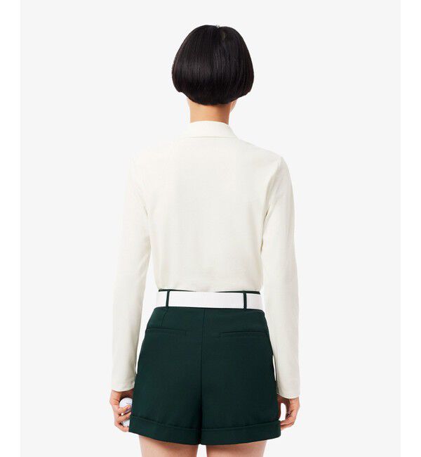 LACOSTE「ヒートレギュレーション＆UVカット鹿の子ゴルフポロシャツ」|ポロシャツ|