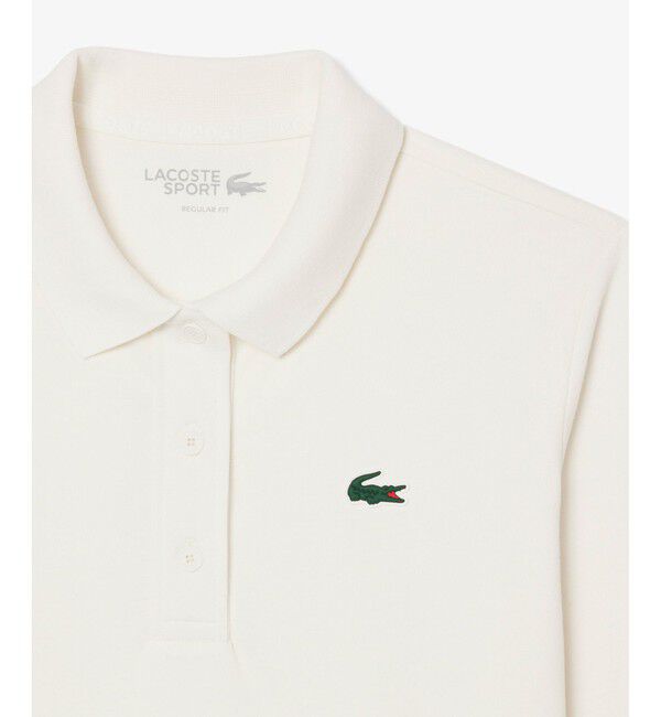 LACOSTE「ヒートレギュレーション＆UVカット鹿の子ゴルフポロシャツ」|ポロシャツ|