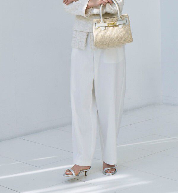 NOLLEY'S「ウォッシャブルチノ風ワイドパンツ」|その他|