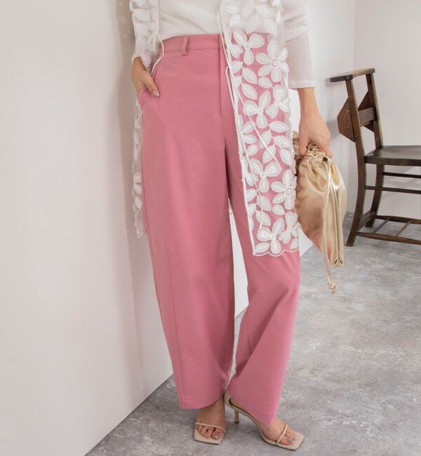 NOLLEY'S「ウォッシャブルチノ風ワイドパンツ」|その他|