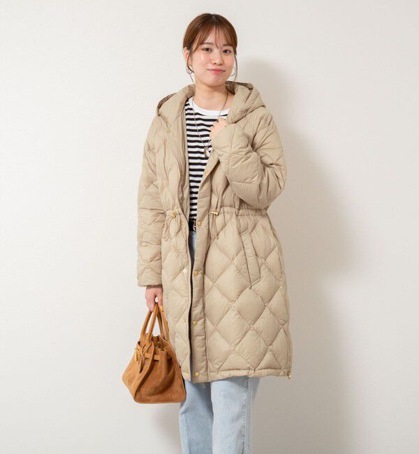 TAION/タイオン】別注ミドル丈Aラインフードダウン（NOLLEY'S