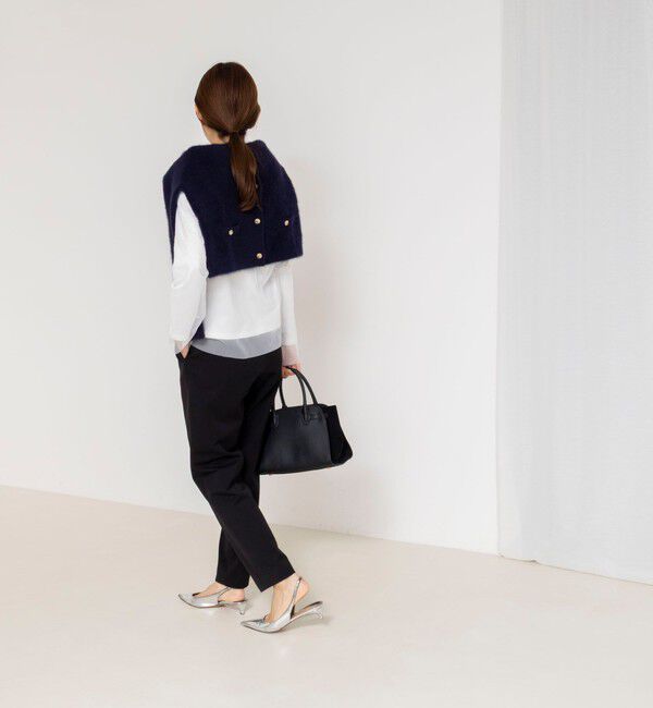 NOLLEY'S「ウォッシャブルチュールレイヤード2WAYブラウス」|シャツ・ブラウス|