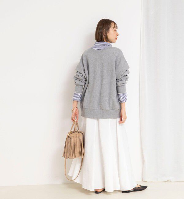 NOLLEY'S「ウォッシャブル2WAYロングジップスウェット」|スウェット・ジャージ|