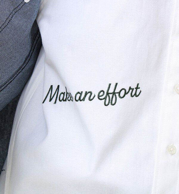 GLOSTER「【気分を上げるフレーズ】ポジティブメッセージシャツ パート2」|シャツ・ブラウス|