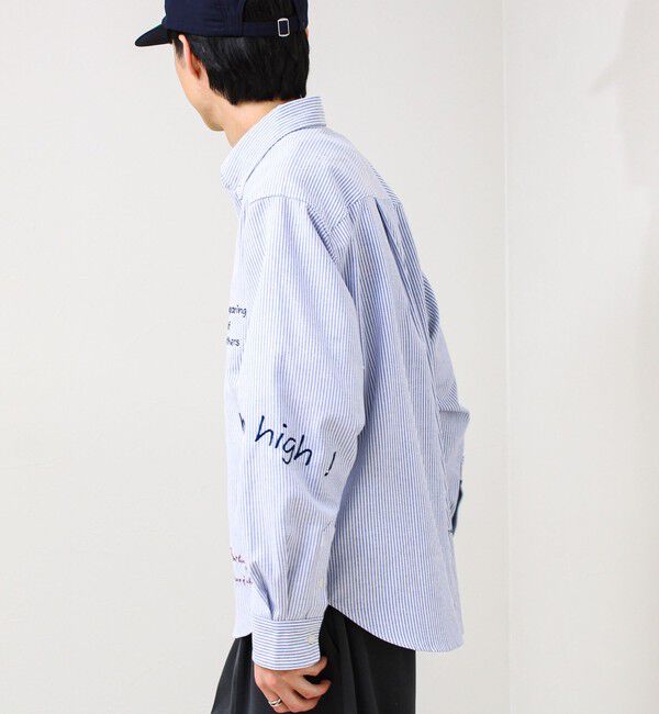 GLOSTER「【気分を上げるフレーズ】ポジティブメッセージシャツ パート2」|シャツ・ブラウス|