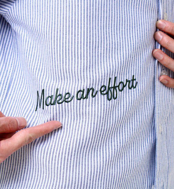 GLOSTER「【気分を上げるフレーズ】ポジティブメッセージシャツ パート2」|シャツ・ブラウス|