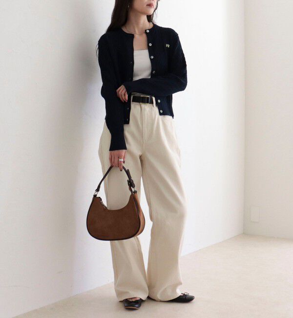 fredy emue「FR刺繍ケーブル柄ニットカーディガン」|カーディガン|