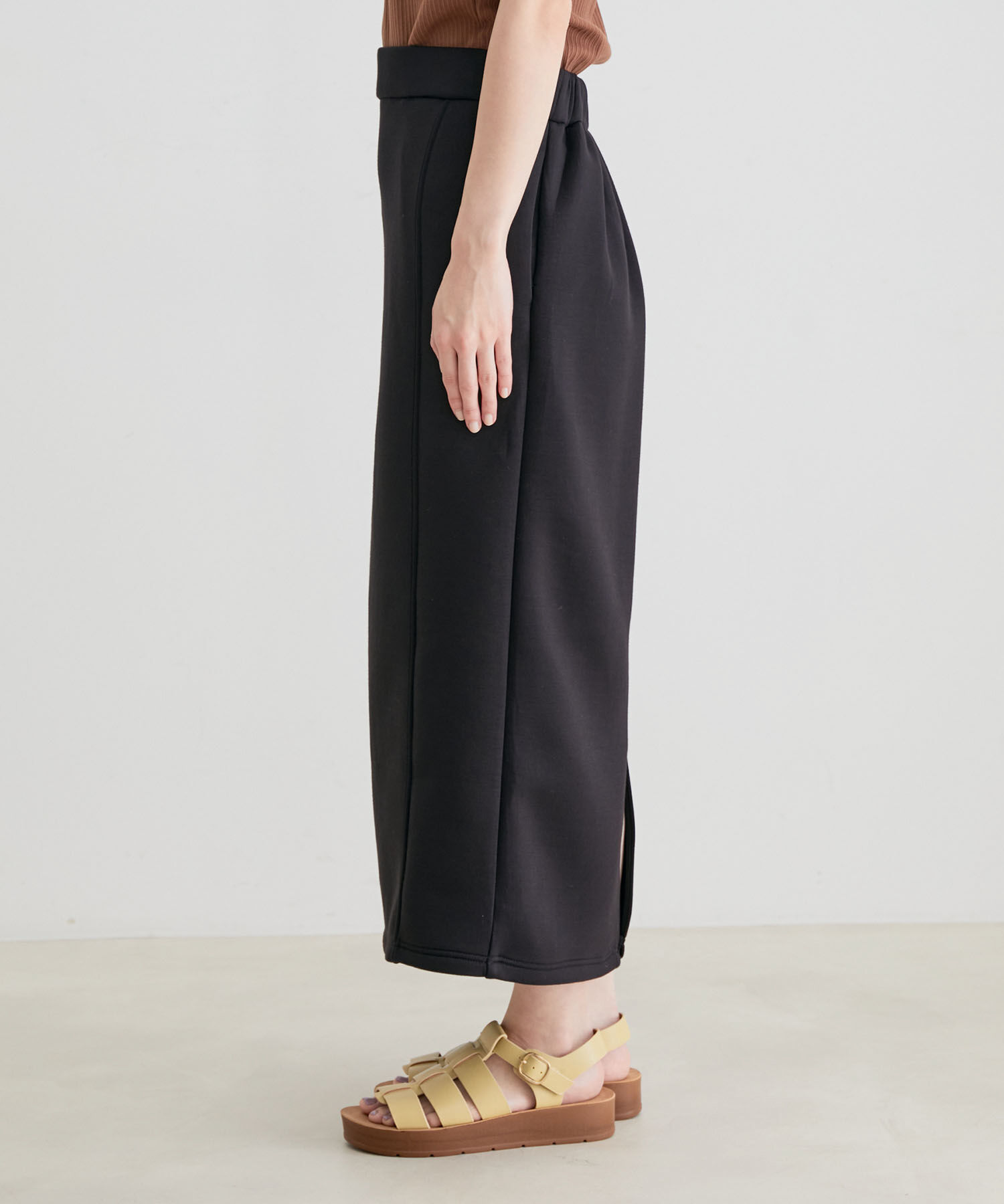 VIS「【セットアップ対応】【スフレタッチ】タイトスカート」|スカート|