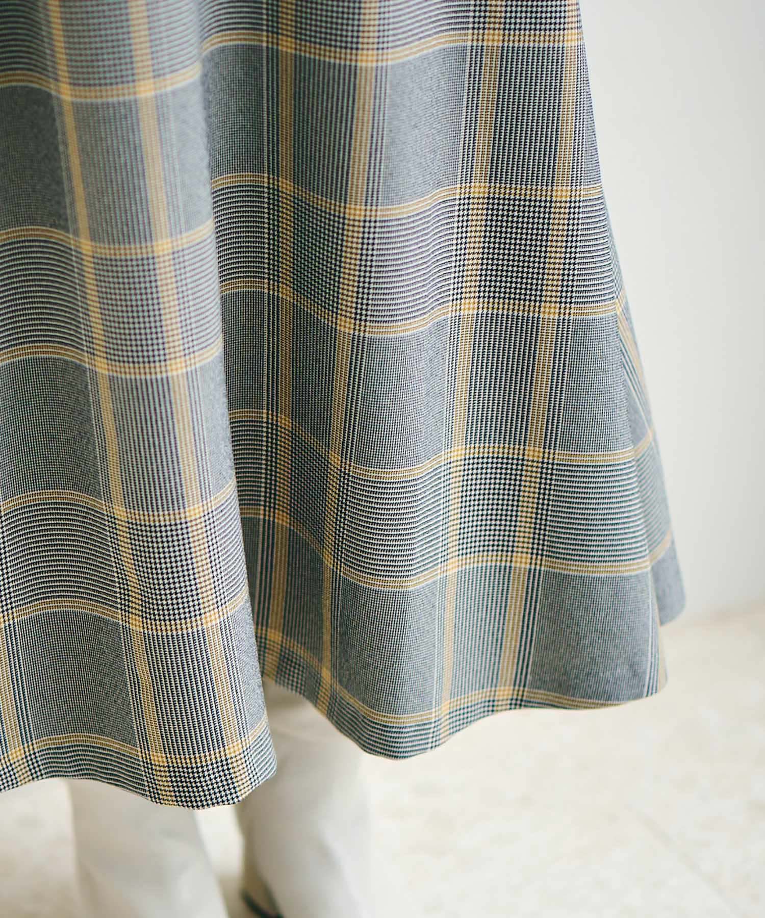 VIS「【Washable・EASY CARE】エコウールタッチフレアスカート【sustainable】」|スカート|