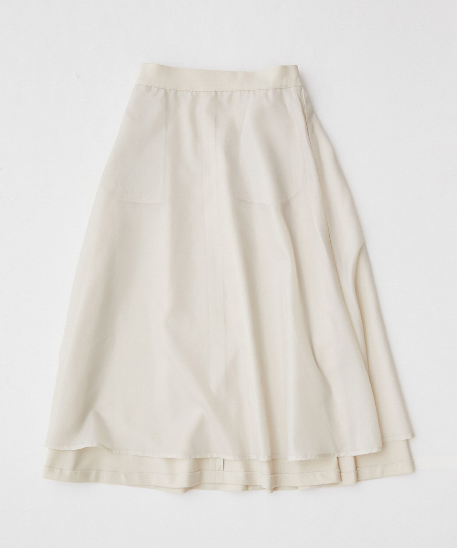 VIS「【Washable・EASY CARE】エコウールタッチフレアスカート【sustainable】」|スカート|