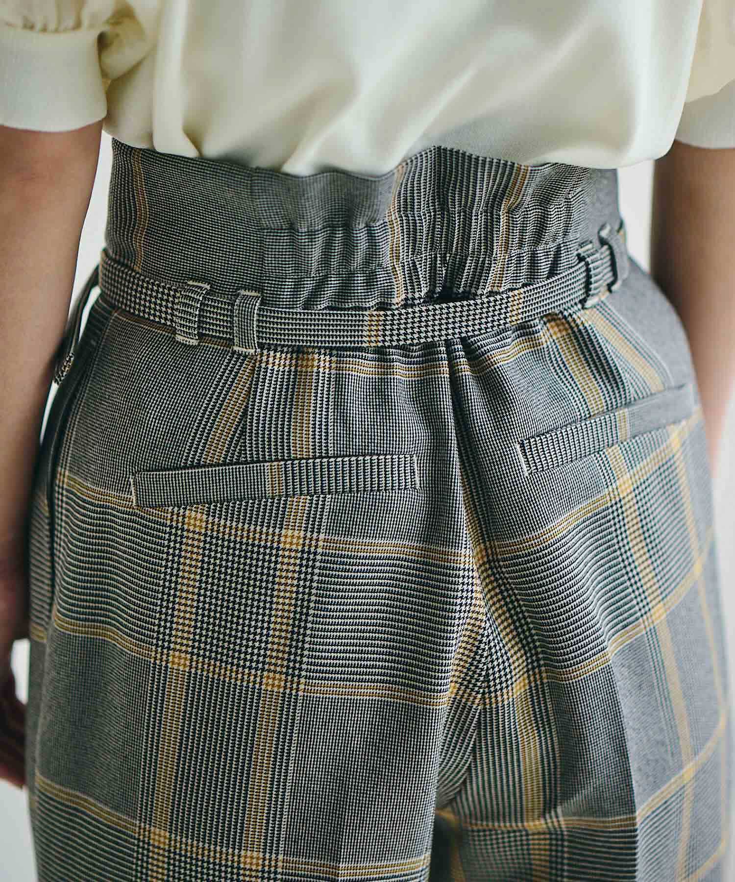 VIS「【Washable・EASY CARE】エコウールタッチワイドパンツ【sustainable】」|スラックス|