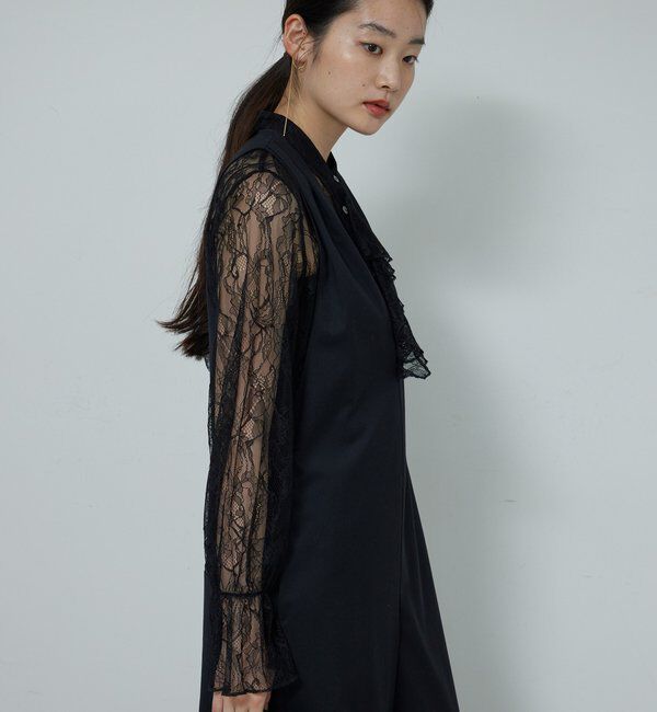  「シアーレースフリルブラウス」|シャツ・ブラウス|