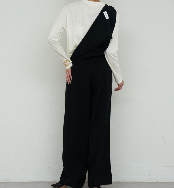  「【HERITANOVUM】スリーブレスニットコンビネゾン」|ワンピース|