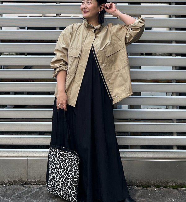  「【CHIKAコラボ】ハイカラーブルゾン」|ブルゾン・スタジャン|