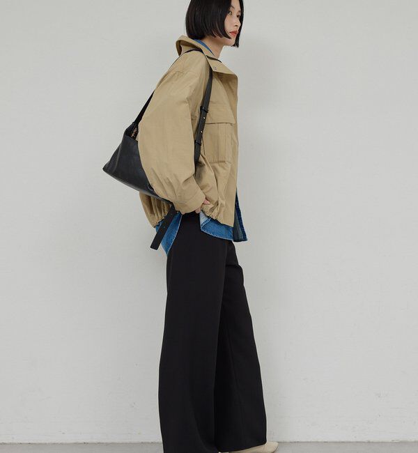  「【CHIKAコラボ】ハイカラーブルゾン」|ブルゾン・スタジャン|