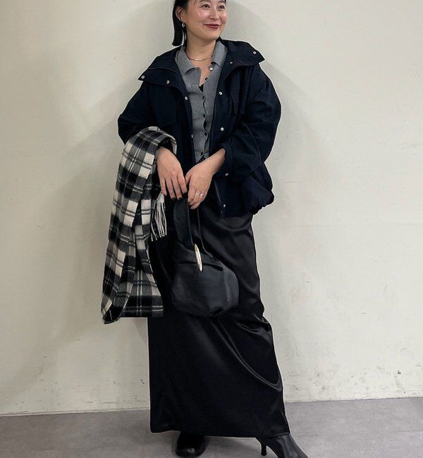  「【CHIKAコラボ】ハイカラーブルゾン」|ブルゾン・スタジャン|