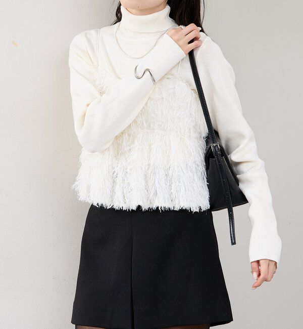  「フェザーフリンジ キャミビスチェ」|シャツ・ブラウス|