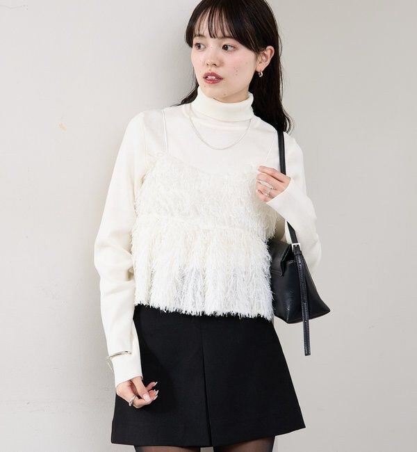  「フェザーフリンジ キャミビスチェ」|シャツ・ブラウス|