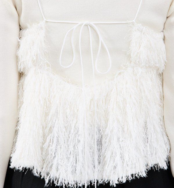  「フェザーフリンジ キャミビスチェ」|シャツ・ブラウス|