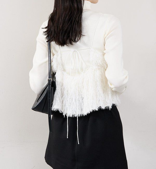  「フェザーフリンジ キャミビスチェ」|シャツ・ブラウス|