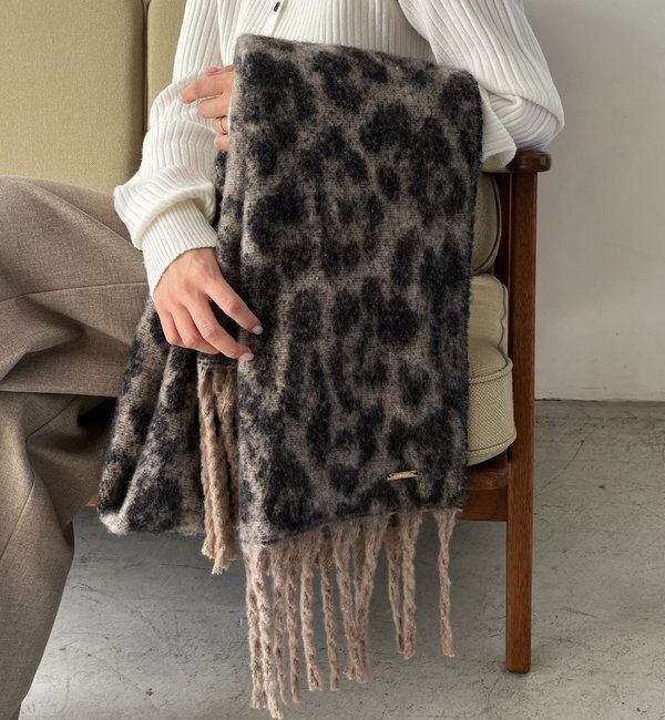  「レオパードマフラー」|マフラー|