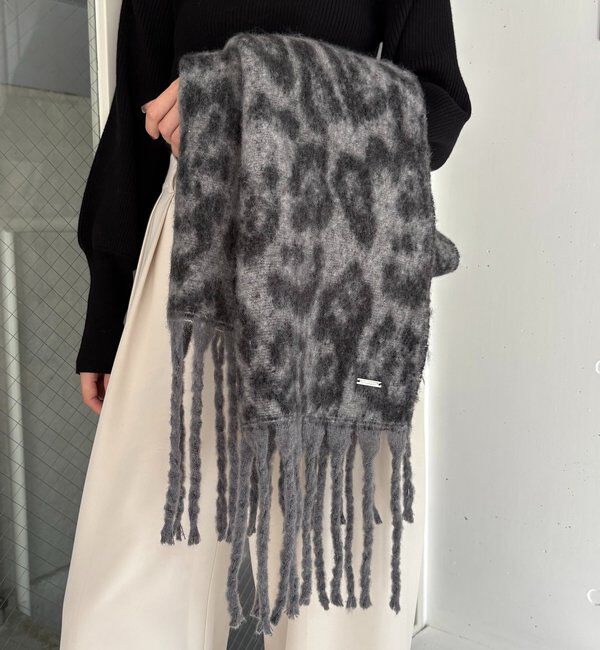  「レオパードマフラー」|マフラー|