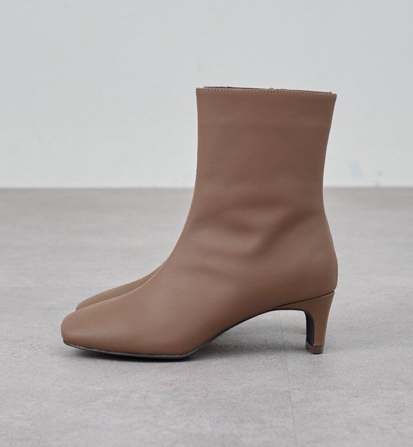  「センターステッチレザーブーツ」|ロングブーツ|