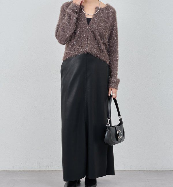  「ラメシャギーニットカーデ」|カーディガン|