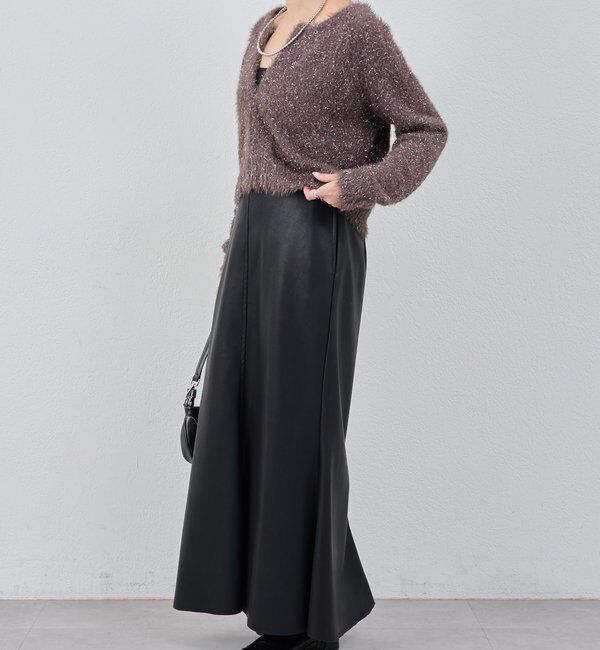  「ラメシャギーニットカーデ」|カーディガン|