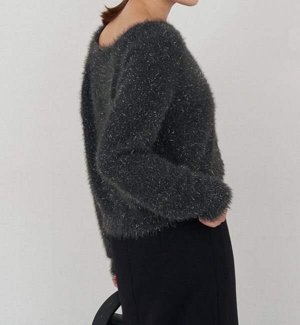  「ラメシャギーニットカーデ」|カーディガン|