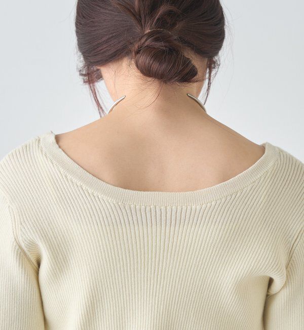  「【前後２WAY仕様】レースアップニット」|パーカー|