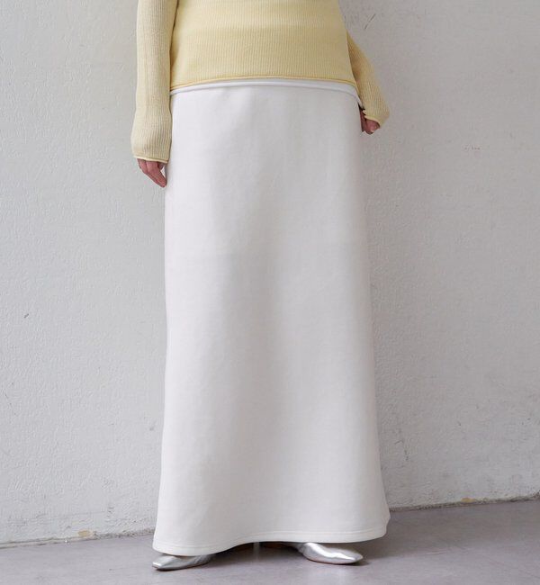  「【26SS予約】ポンチタイトスカート」|スカート|ホワイト
