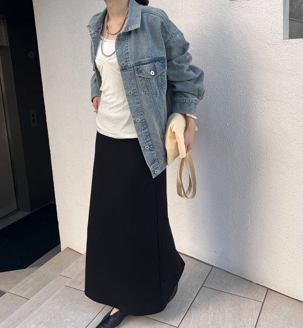  「【26SS予約】ポンチタイトスカート」|スカート|