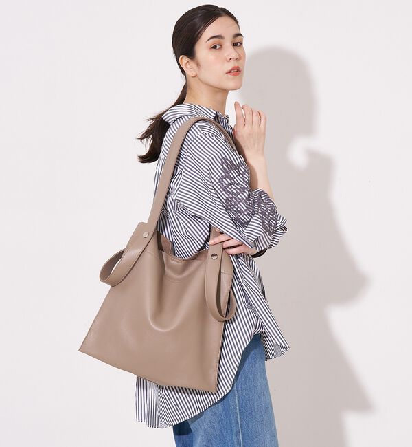 collex「【WEB限定】【BEAURE/ヴュレ】カウレザー 2WAY ハンドル トートバッ」|トートバッグ|