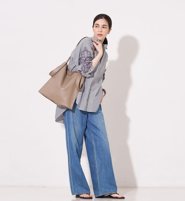 collex「【WEB限定】【BEAURE/ヴュレ】カウレザー 2WAY ハンドル トートバッ」|トートバッグ|